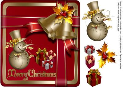Beautiful Snowman and Bells