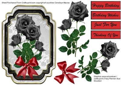 Beautiful Black Roses