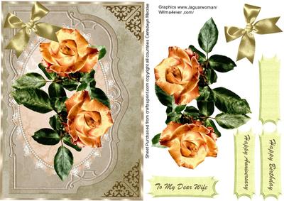 Victorian Golden Roses