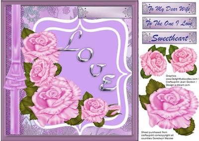 Beautiful Pink Love Roses