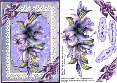 Blue Lillies and Lace