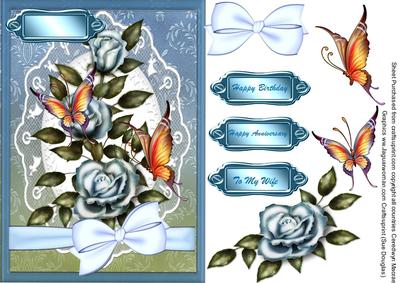 Ice Blue Roses