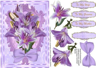 Beautiful Lilac Oriental Lillies