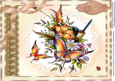 Lovely Meadow Flowers and Butterflys