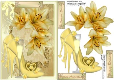 Golden Lillies and Champagne