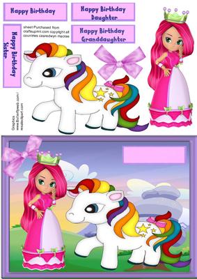 The Princess and the Rainbow Pony