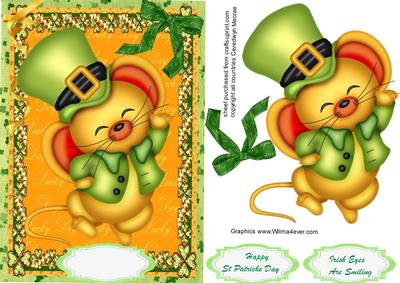 Lovely Cute Irish Dancing Mouse