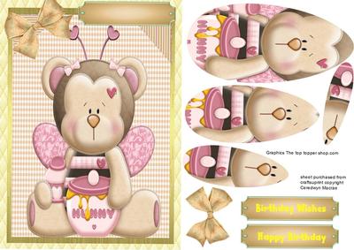 Lovely Busy Bee with the Honey Pot