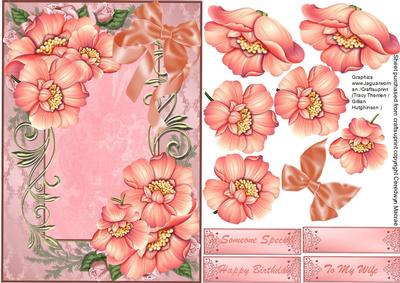Lovely Crushed Pink Blossoms