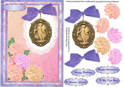 Lovely Nostalgic Pendant on a Lace Mat
