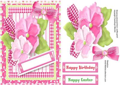 Lovely Pansys in Pink