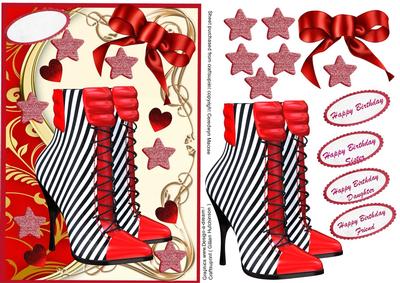 Lucky Me in My Red Boots