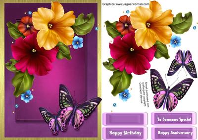 Petunia's and Butterfly Delight