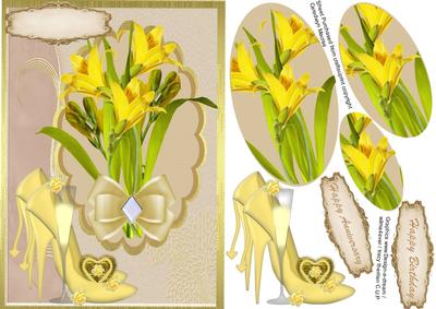 Beautiful Yellow Fressia's and Lilys