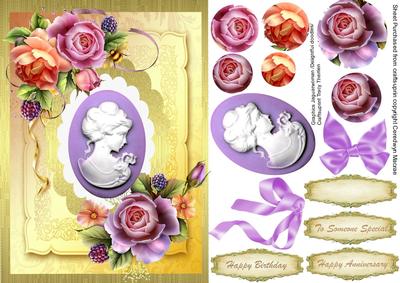 Lovely English Roses and Cameo (pyramarge)