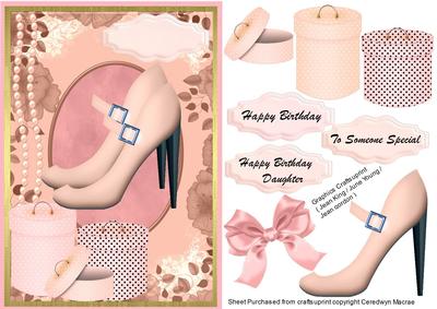 Lovely Pink Shoes and Gift Boxes