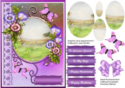 Beautiful Lilac Fairy Meadow in ( Pyramarge )