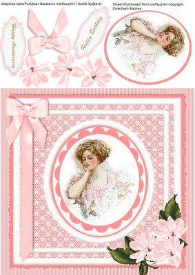 Beautiful Victorian Lady Pondering