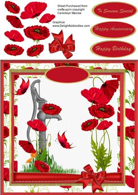 Beautiful Poppys at the Water Pump