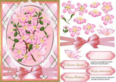 Beautiful Apple Blossom and Butterflys
