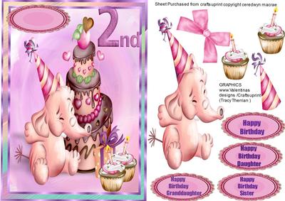1,2,3, Blow Out the Candles (girl 2nd )