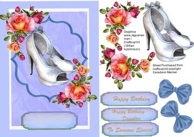 Lovely White Shoes and Roses