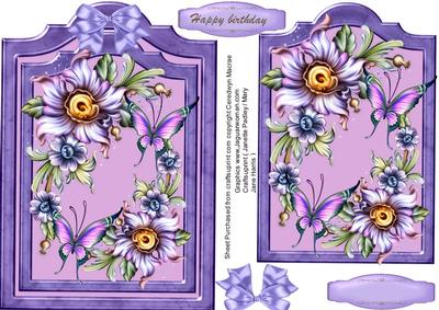 Lovely Flora Flowers in a Ornate Frame