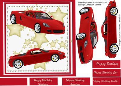 Lovely Red Sports Car
