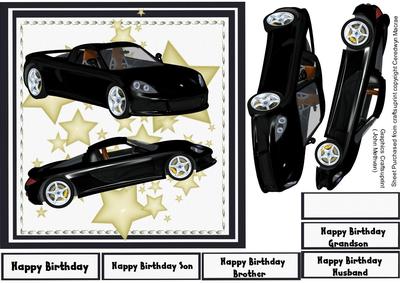 Lovely Black Sports Car