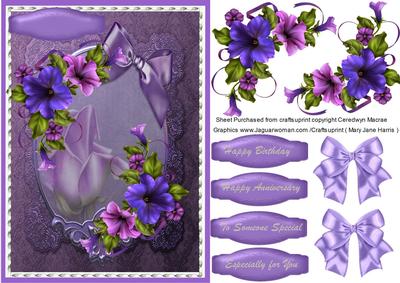 Grannys Purple Petunias