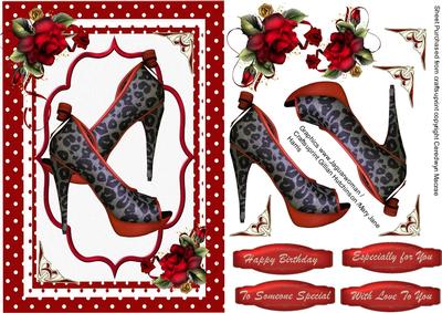 Lovely Shoes Ona Polka Dot Frame