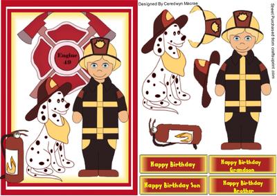 Fireman Sam and His Faithful Dog