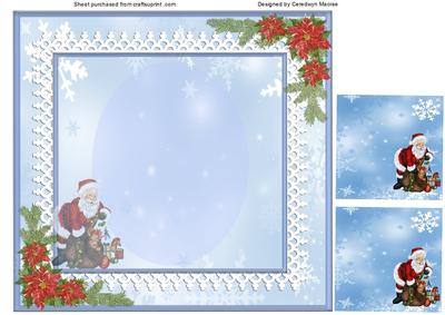 Santa with His Sack of Toys (incert)