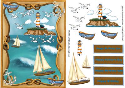 The Yachts on the Rough Seas