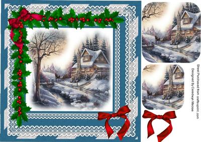 Lovely House Scene with Snow (pyramarge)