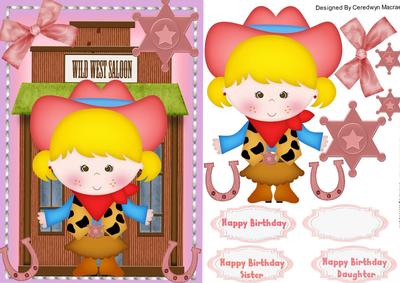 Lovely Little Cow Girl