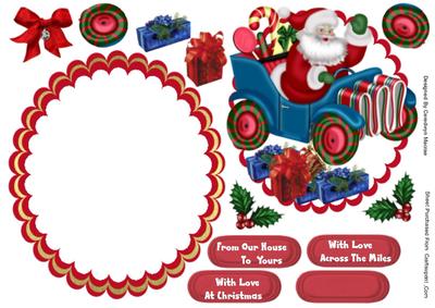 Santa and His Car ( Rocker)