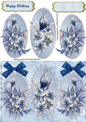 Beautiful Wyn Floral Plaques