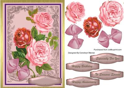 Lovely Old English Pink Roses