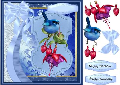 Beautiful Bluebird and Fushiar