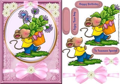 The Little Mouse and the Flower Pot