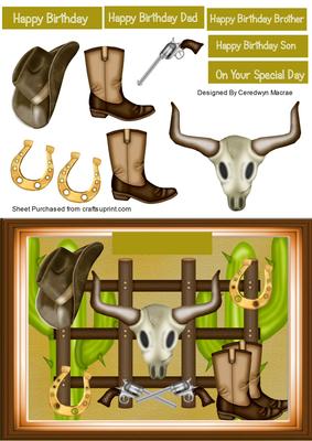 Lovely Cowboy Card