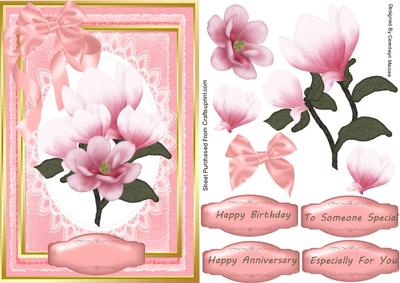 Beautiful Pink Magnolias