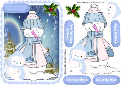 Lovely Christmas Snowman