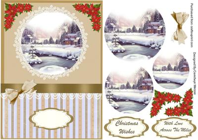 Beautiful Christmas Winter Scene