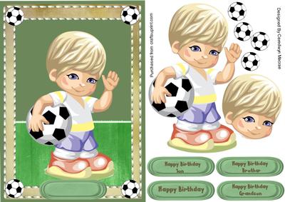Little Footballer on the Field