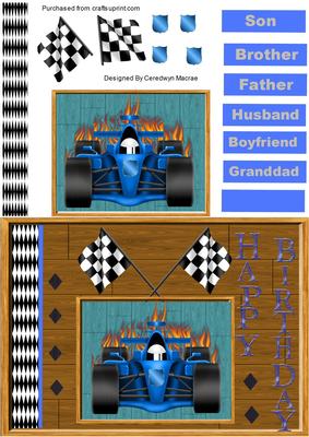 Hot Rod Racing Driver
