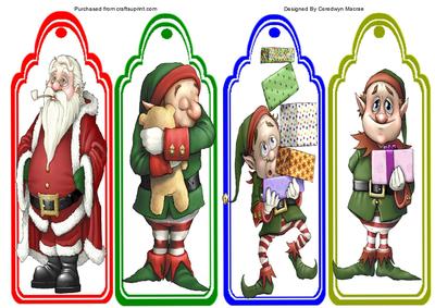 Lovely Christmas Gnome Bookmarkers
