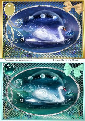 Two Lovely Swan Toppers