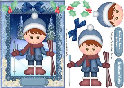 Lovely Little Skier Boy